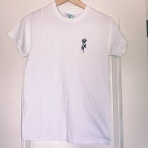 ASOS Embroidered Rose Tee